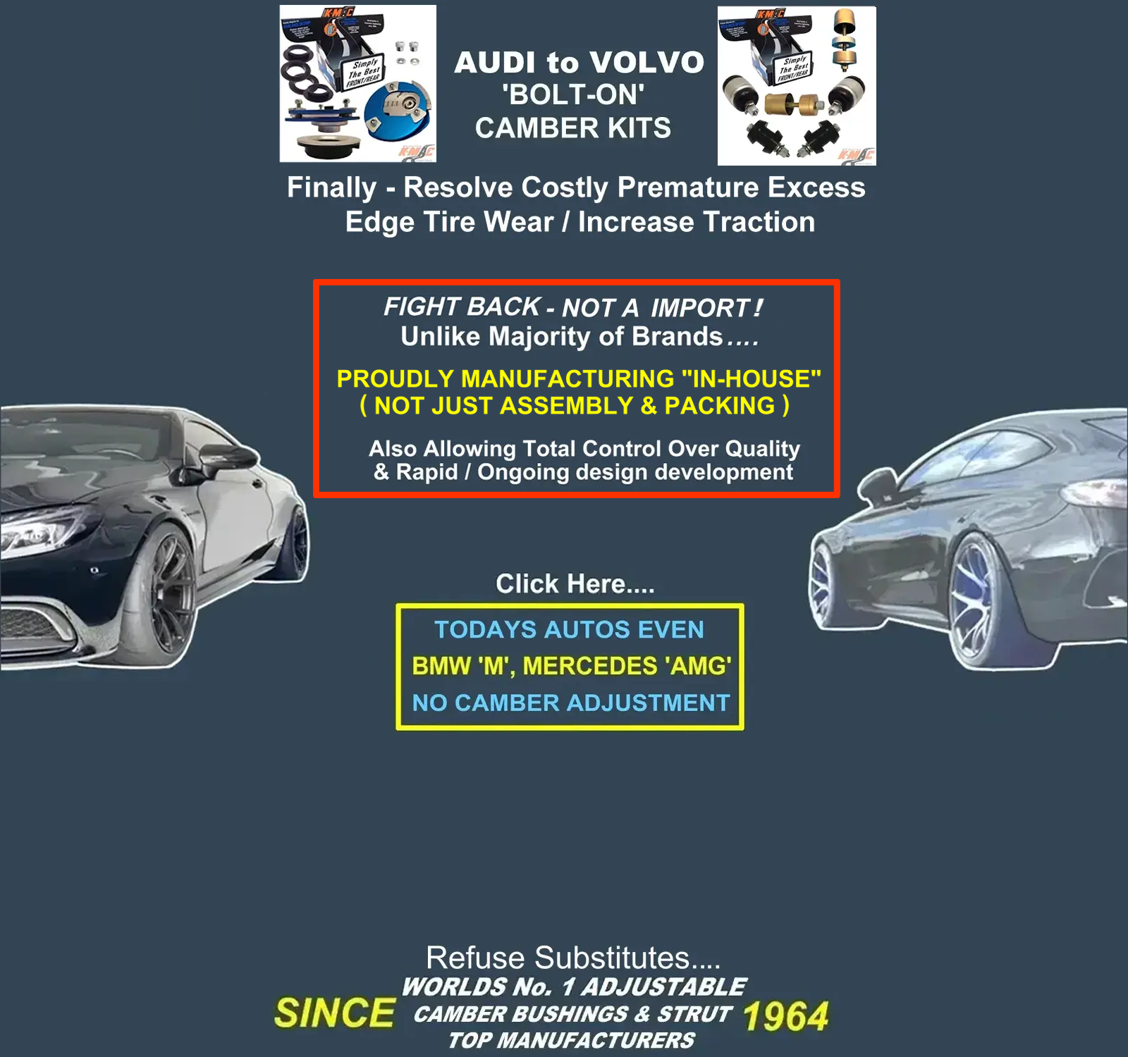 K-MAC Camber Caster Kit