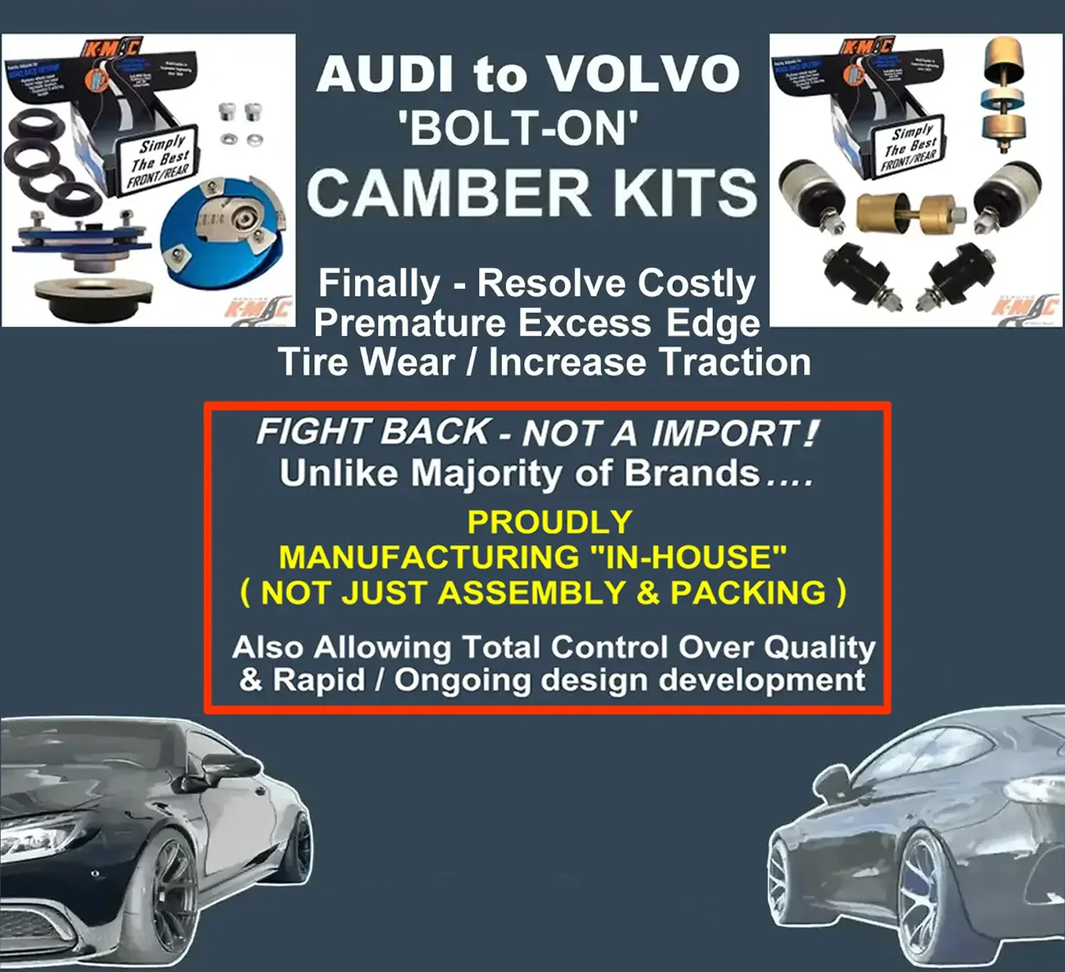 K-MAC Camber Caster Kit