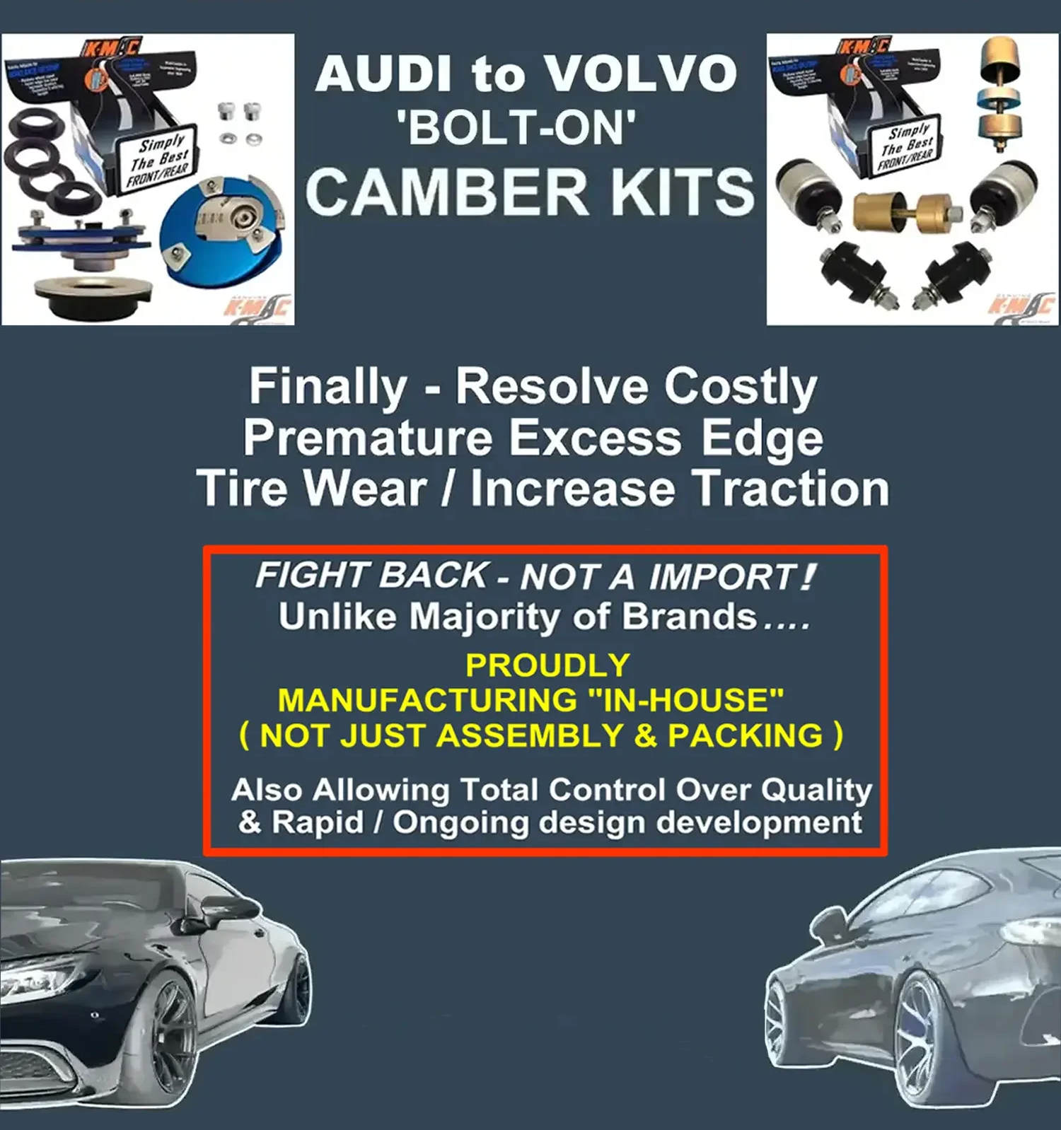 K-MAC Camber Caster Kit