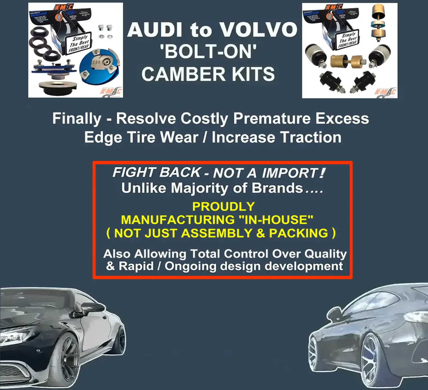 K-MAC Camber Caster Kit