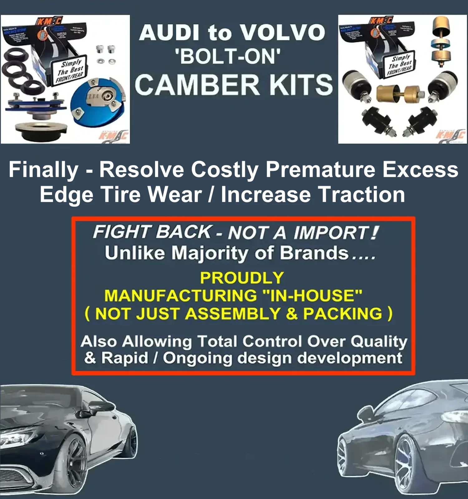 K-MAC Camber Caster Kit