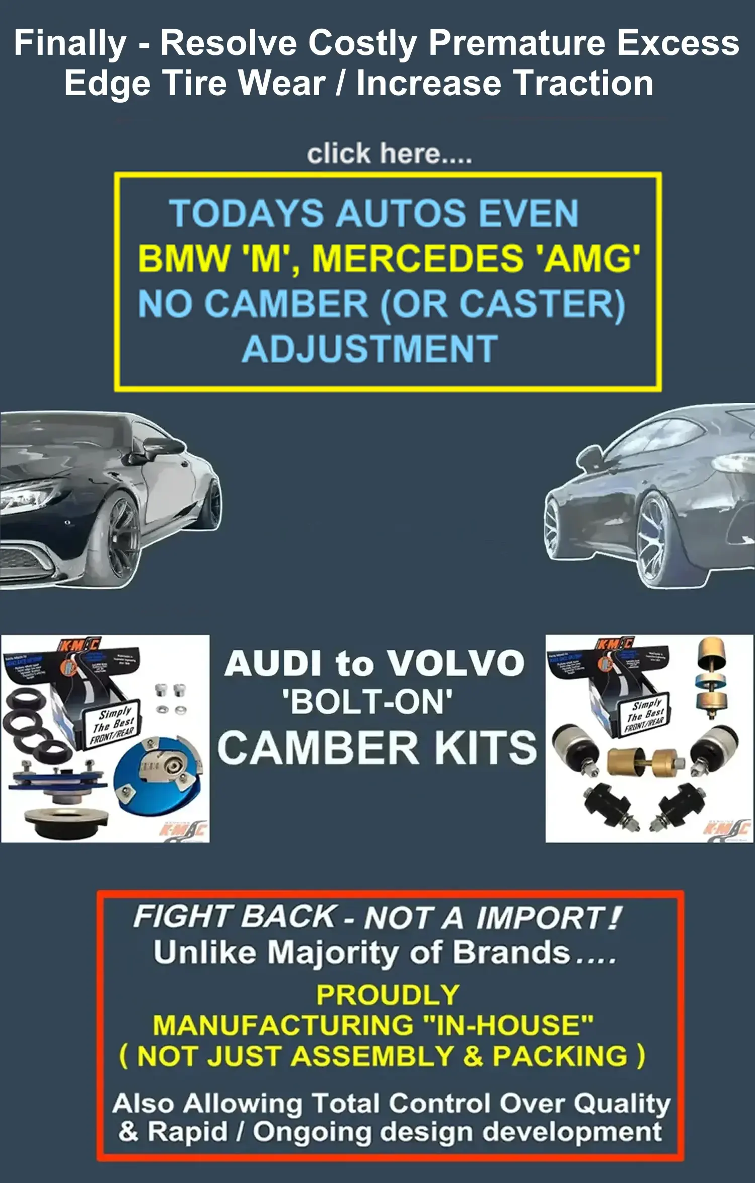 K-MAC Camber Caster Kit