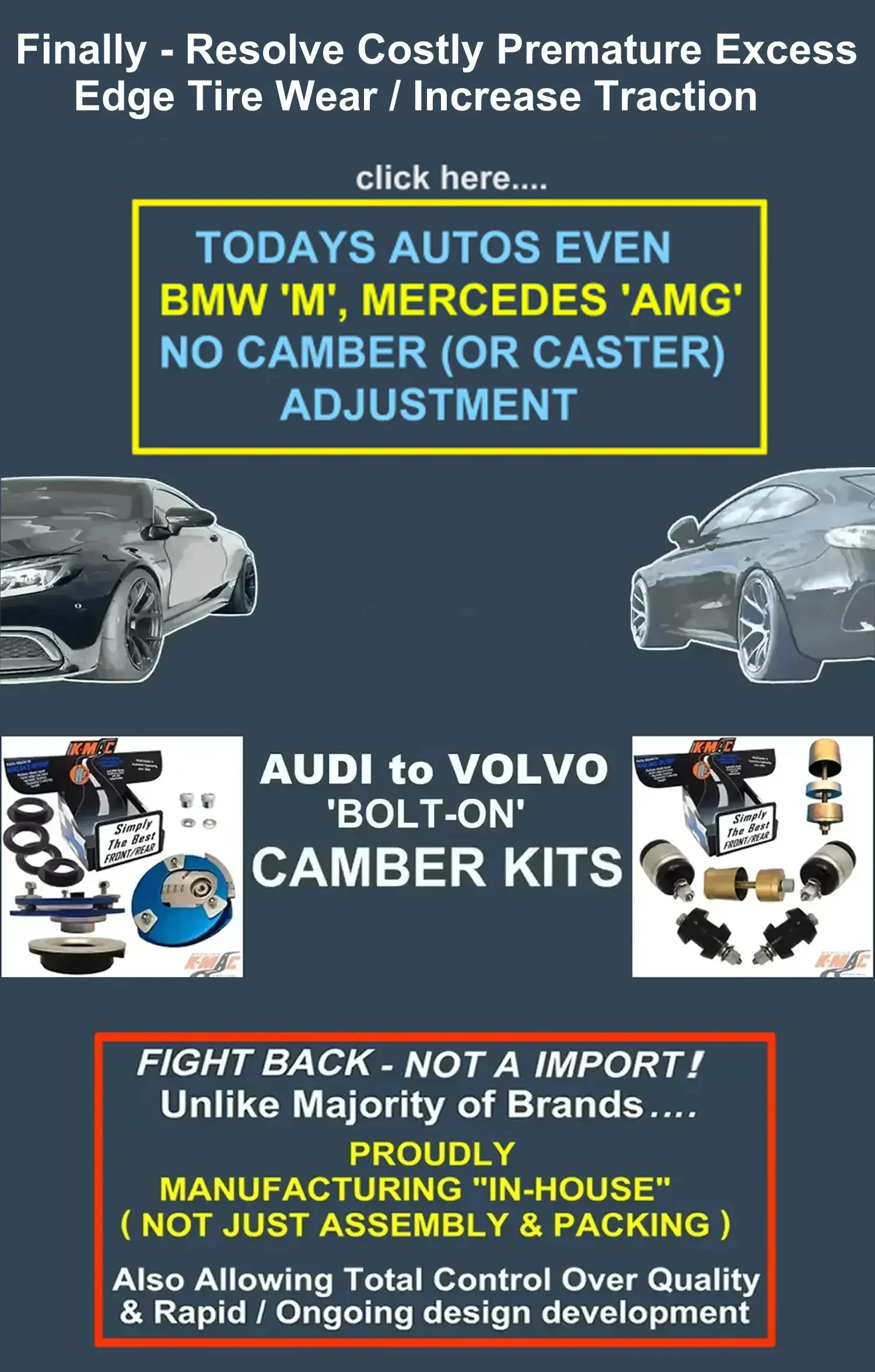 K-MAC Camber Caster Kit