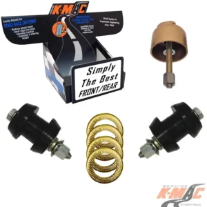 bmw <kv pn 13>193616 8j</kv pn 13> . front <br/><kv orange>'x' series f25 x3, 'x' series f26 x4 </kv orange> . (pair)<br/>camber inner arm adj. bush kit bushing <br/>up to 2 extra deg. (+ or )