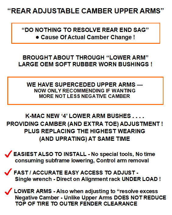 K-MAC Camber Arms