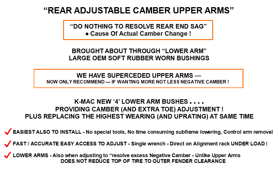 K-MAC Camber Arms